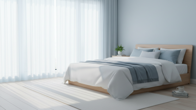 朝早く目が覚める原因と対策をやさしく伝える朝の寝室