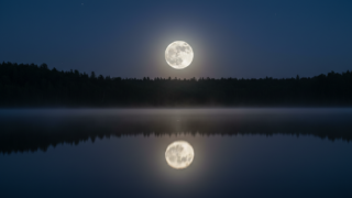 布団に入ってもなかなか眠れない寝つきが悪い状態をイメージした夜の寝室