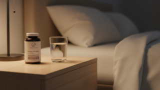 眠れないときに市販サプリを検討しているイメージ