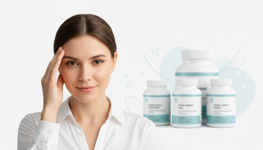 眠れないとき市販サプリの副作用を考えるイメージ