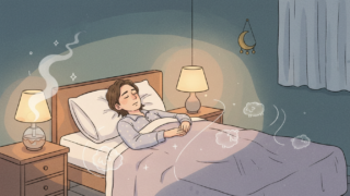 眠りが浅く疲れが取れないことに悩む人のイメージ