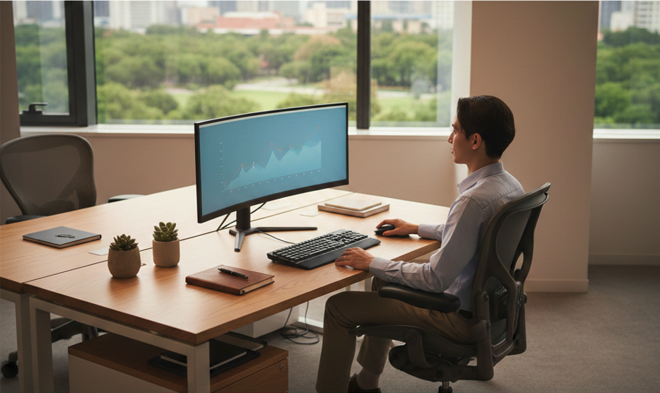 寝不足でも仕事中に眠くならないオフィス環境のイメージ