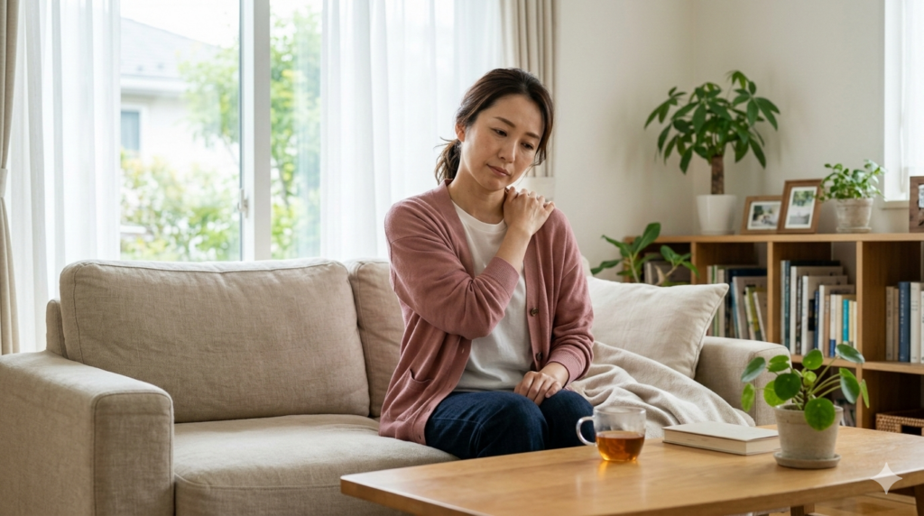 寝不足が続くと体に影響が出るイメージ